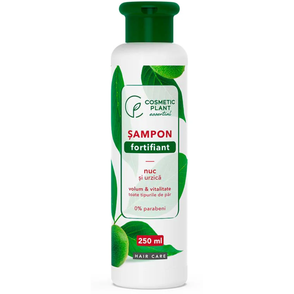Cosmetice Bio si naturale - Sampon Fortifiant cu Nuca & Rozmarin 250ml CosmeticPlant