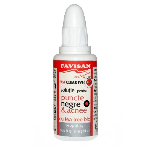 Ingrijire personala - Solutie pentru Puncte Negre 30ml Favisan
