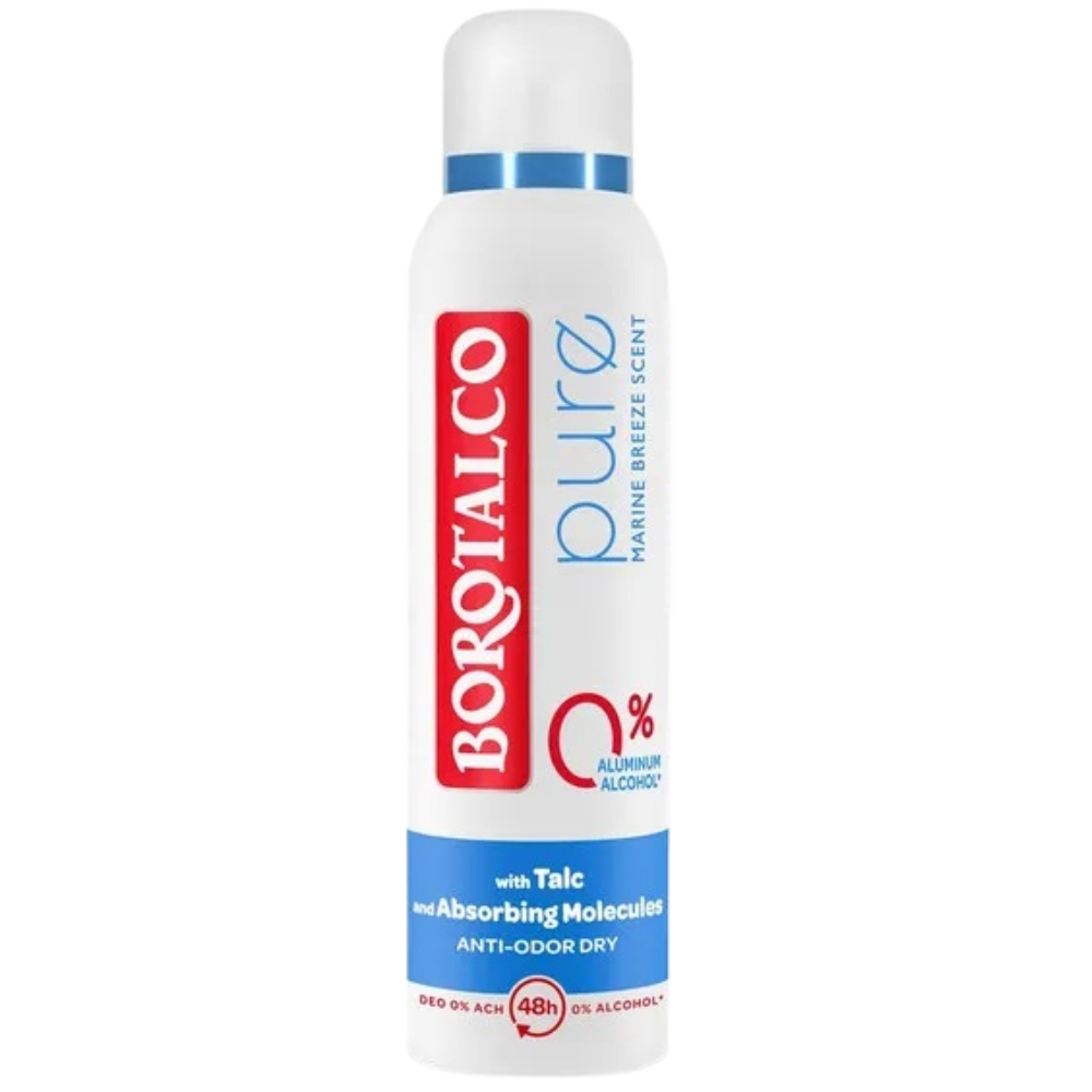 Deodorant Spray Pure Marine Breeze (0% Aluminium) 150ml Borotalco [0]
