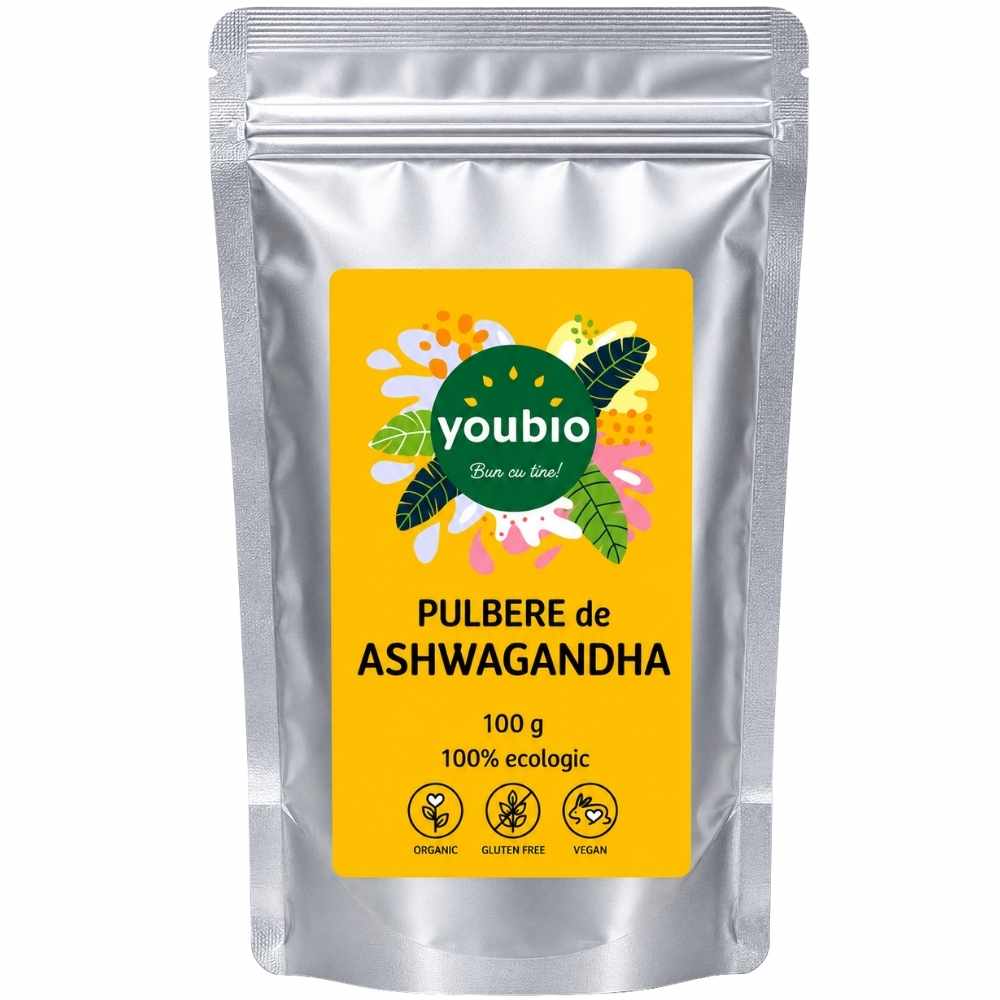 Ashwaghanda pulbere, organic, 100g, Youbio [0]