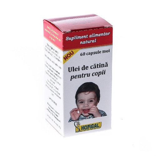 Suplimente alimentare - Ulei de Cătină pentru Copii 300mg 60cps Hofigal