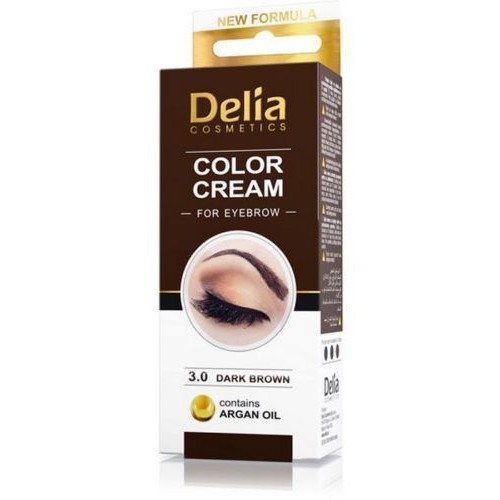 Creme cosmetice - Vopsea Sprancene Maro Inchis Delia