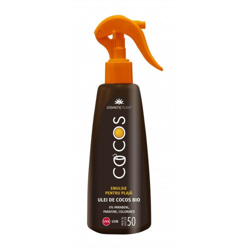 Ingrijire personala - Emulsie Plaja cu Ulei de Cocos SPF50 200ml Cosmetic Plant