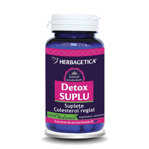 Suplimente alimentare - Detox Suplu 60cps Herbagetica
