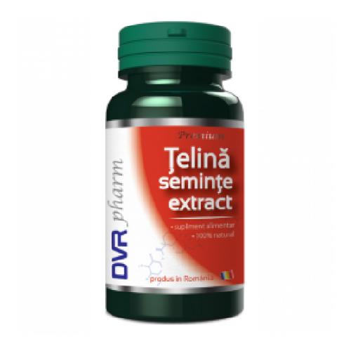 Cardiovasculare - Telina seminte extract, 60cps, DVR Pharm