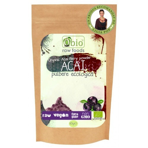 Acai Pulbere Bio 60gr Obio [2]