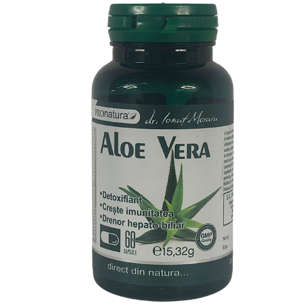 Aloe Vera, 60cps, Pro Natura [2]