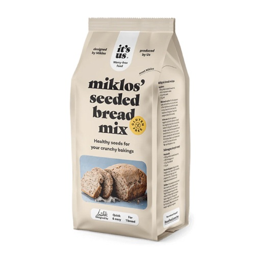 Amestec pentru Paine cu Seminte, Miklos, 500 g, It`s Us [2]