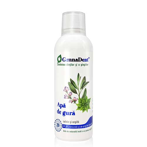 Apa de Gura cu Salvie si Argila 500ml Vivanatura [2]
