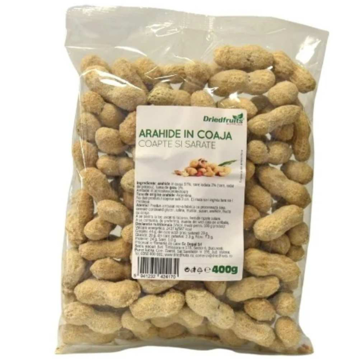 Arahide in coaja, coapte si sarate, 400g, Driedfruits [2]