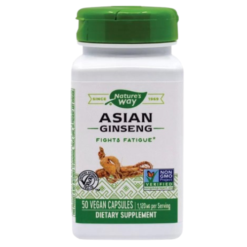 Asian Ginseng, 50cps, Natures Way [2]