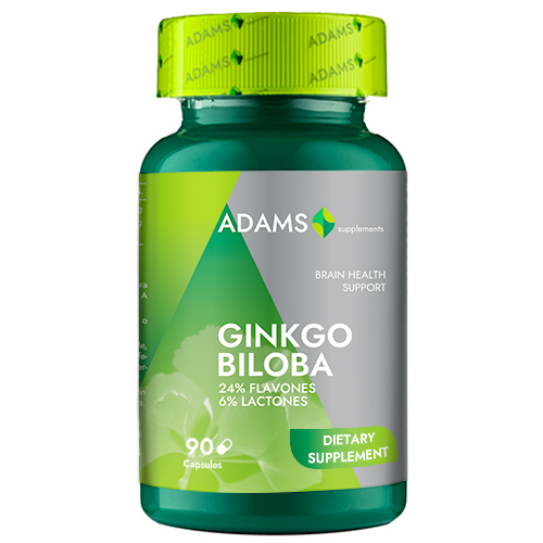 Ginkgo Biloba 24/6 90cps, Adams [3]