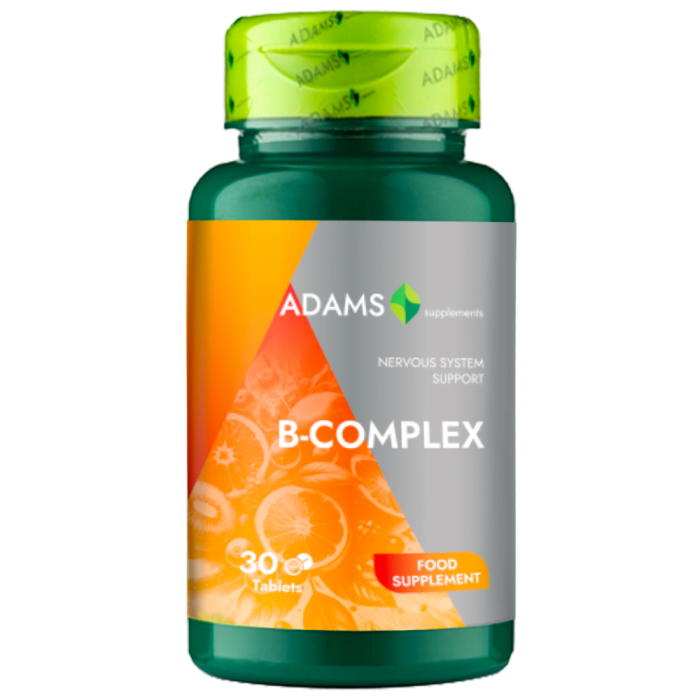 B-Complex, 30tab, Adams Supplements [2]