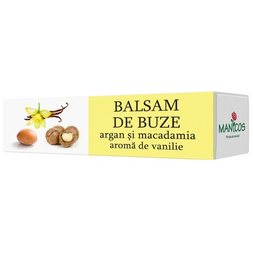 Balsam De Buze Argan, Macadamia, Vanilie Manicos [2]