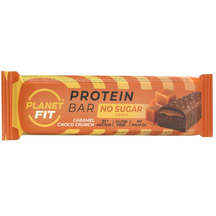 Baton proteic, Caramel Choco Crunch, 50g, Brain Foods [2]