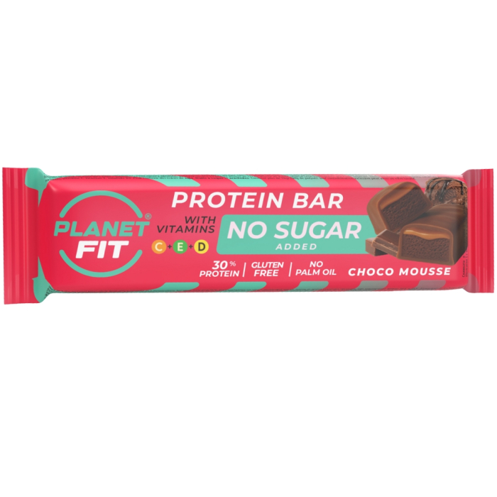 Baton proteic ​​cu vitamine, Choco Mousse, 40g, Brain Foods [2]