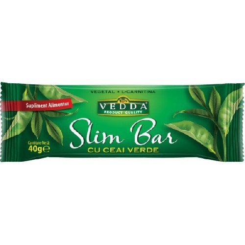 Baton Slim Bar cu Ceai Verde 40gr Vedda [2]