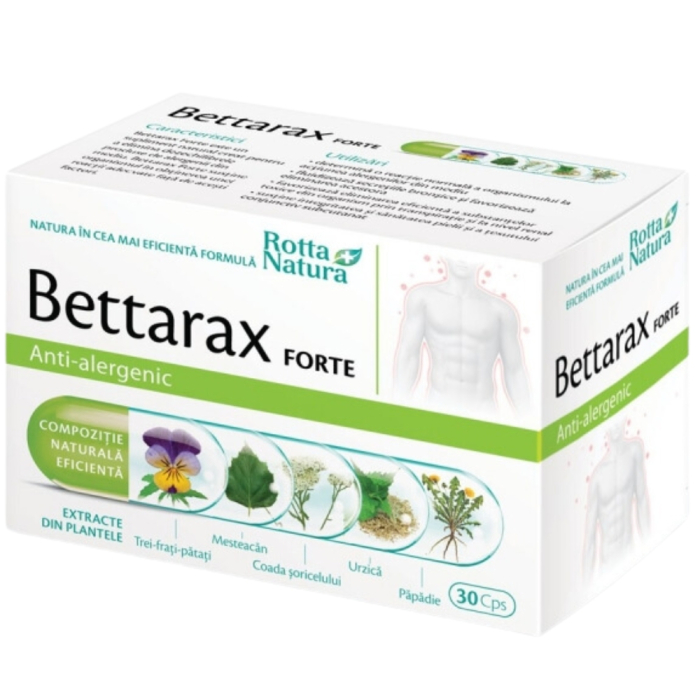 Bettarax Forte Anti-alergenic, 30cps, Rotta Natura [3]