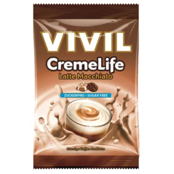 Bomboane Creme Life Classic cu Latte Macchiato, fara Zahar, 60g Vivil [2]