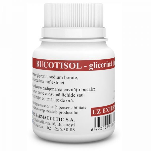 Bucotisol Glicerina Boraxata, 25ml, Tis Farmaceutic [2]