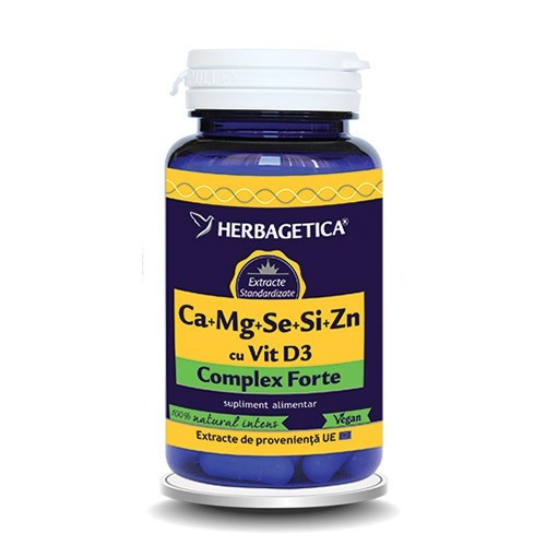 Ca+Mg+Se+Si+Zn cu Vit D3 30cps Herbagetica [3]