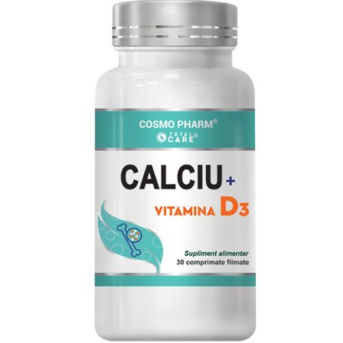 Calciu + Vitamina D3 30tablete Cosmopharm [2]