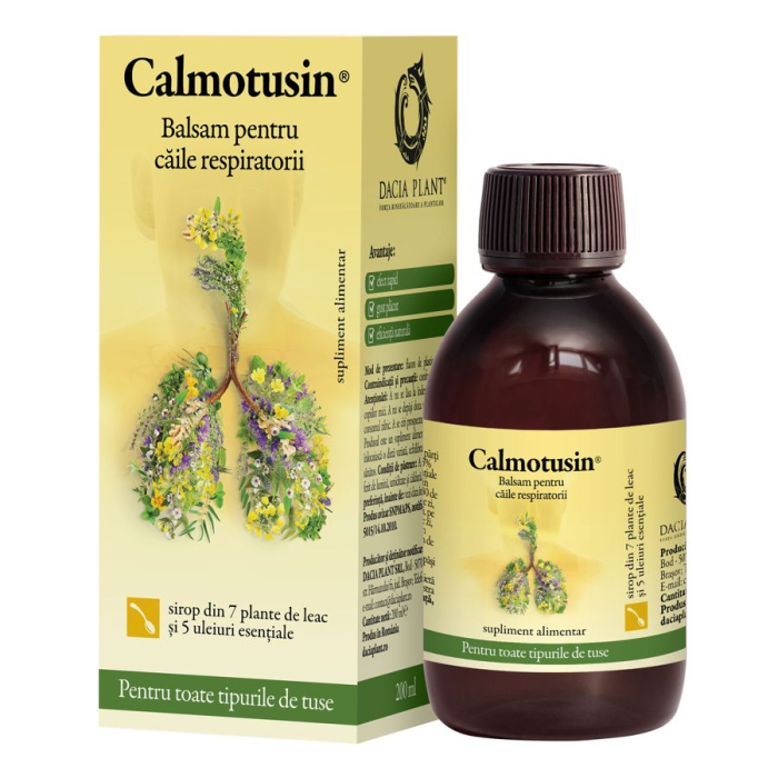 Calmotusin Balsam cu Miere 100ml, Dacia Plant [2]