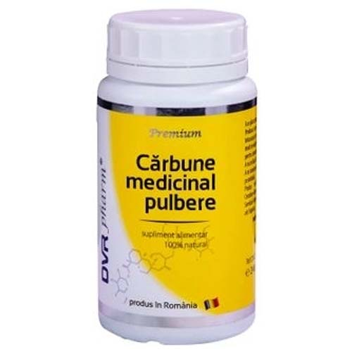Carbune Medicinal Pulbere, 200g, DVR Pharm [2]
