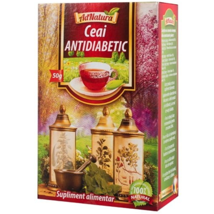 Ceai Antidiabetic, 50g, AdNatura [2]