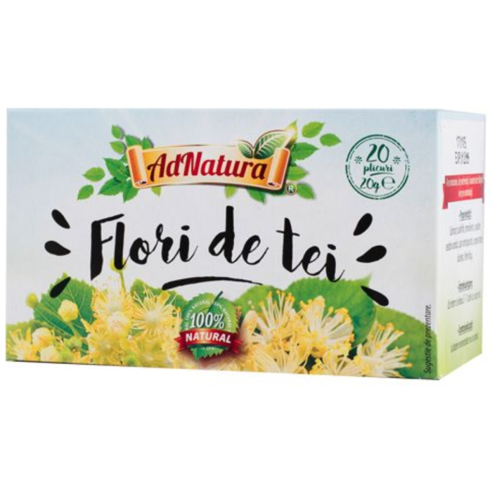 Ceai fori de Tei, 20 plicuri, AdNatura [2]