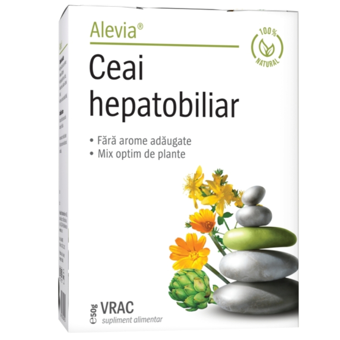 Ceai Hepatobiliar, 50g, Alevia [2]