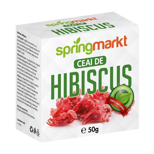 Ceai Hibiscus Flori 50gr springmarkt [3]