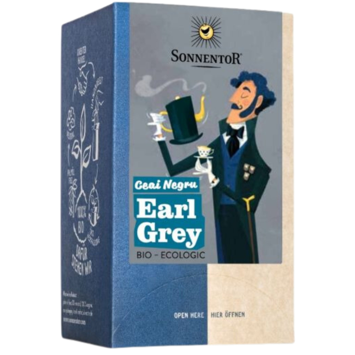 Ceai Negru Earl Grey, Eco, 18 plicuri, Sonnentor [2]