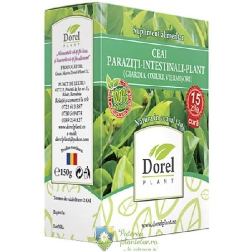 Ceai Paraziti Intestinali, 150gr, Dorel Plant [2]
