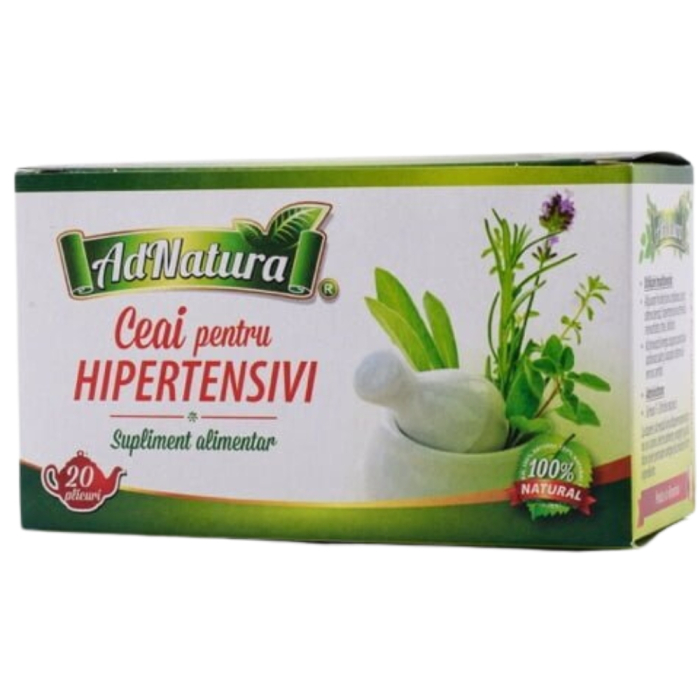 Ceai pentru Hipertensivi, 20 plicuri, AdNatura [2]