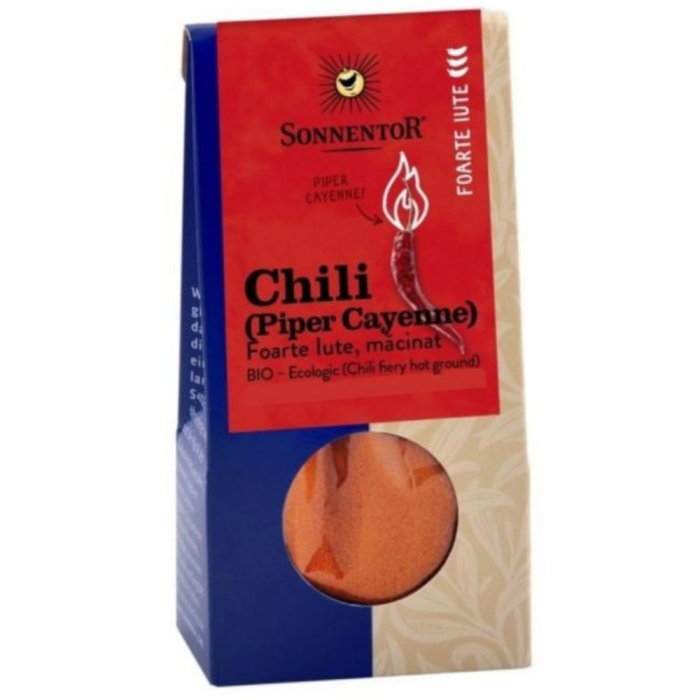 Chili Foarte Iute Macinat, Eco, 40g, Sonnentor [2]