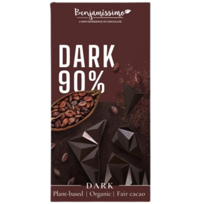 Ciocolata Piramida Neagra 90% Eco 60g Benjamissimo [3]