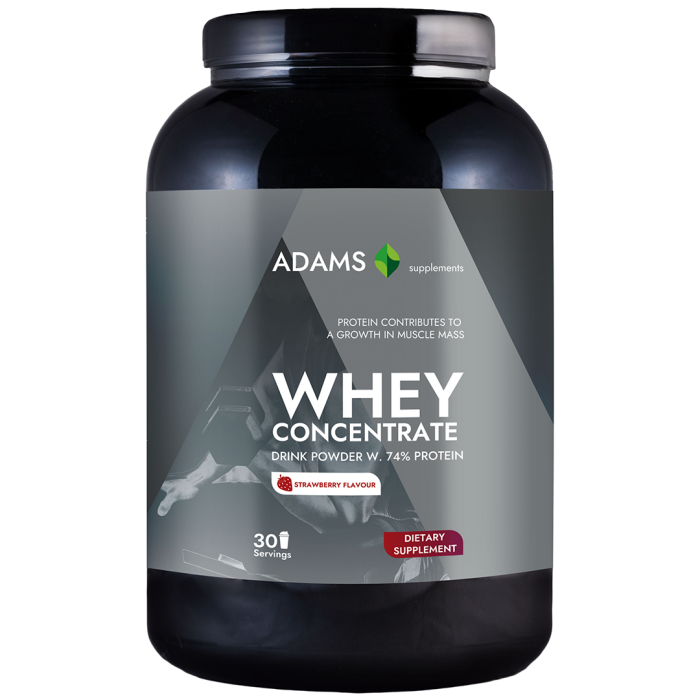 Concentrat proteic din zer (căpșuni). 908g, Adams Supplements [2]