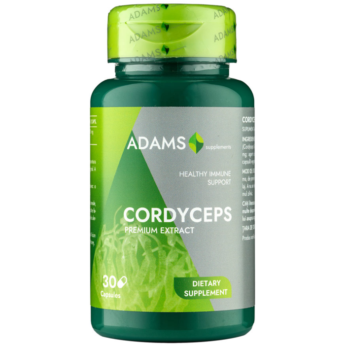 Cordyceps (Ciuperca Tibetana), 30cps, Adams Supplements [2]