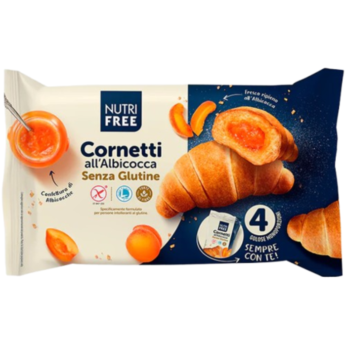 Cornulete Cu Umplutura De Caise 240g, NutriFree [2]