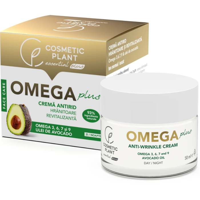 Crema Antirid Hranitoare Ulei Avocado Omega Plus 50ml Cosmetic Plant [2]