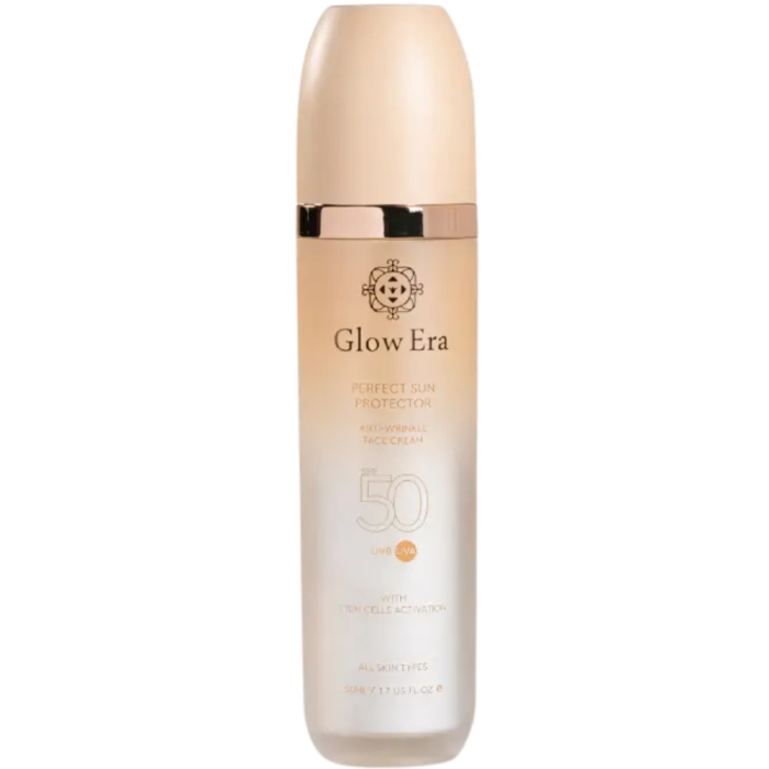 Crema de fata Antirid cu protectie solara, SPF50, 50ml, Glow Era [2]