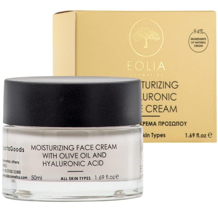 Crema de fata Hidratanta cu Ulei de Masline si Acid Hialuronic, 50ml, Eolia [2]