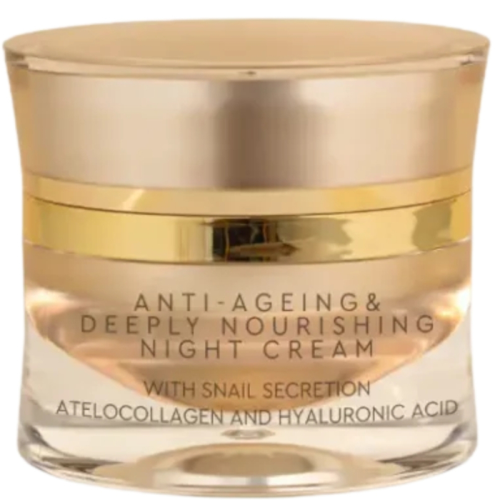 Crema de noapte antirid si profund hranitoare cu extract de Melc, 50ml, Glow Era [2]