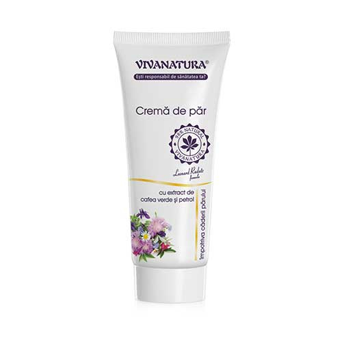 Crema naturala impotriva caderii parului, 75ml, Vivanatura [2]