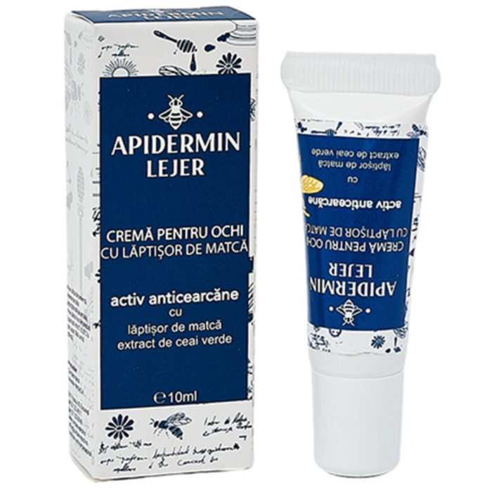 Crema pentru ochi anti-aging cu laptisor de matca Apidermin, 10 ml, Complex Apic [2]