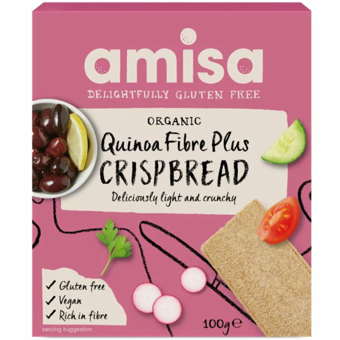 Crispbread (painici) cu Quinoa Fibre Plus Fara Gluten Bio 100gr [2]