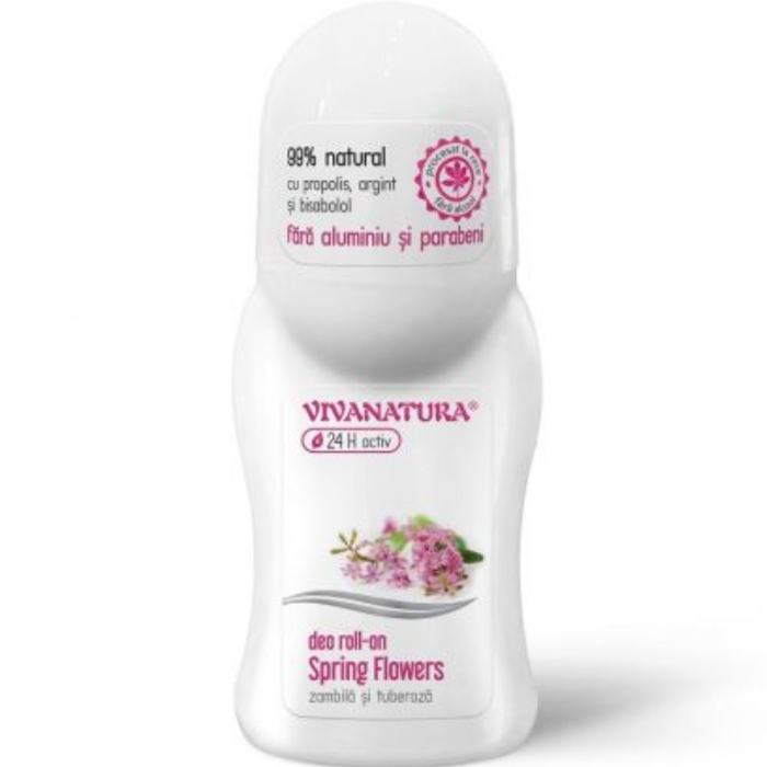 Deo Roll-On Spring Flowers 50ml Viva Natura [2]