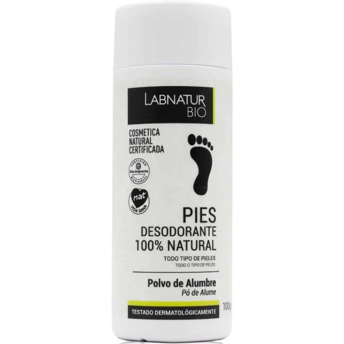 Deodorant Natural pentru picioare Pudra de Alaun 100gr LabNatur [2]
