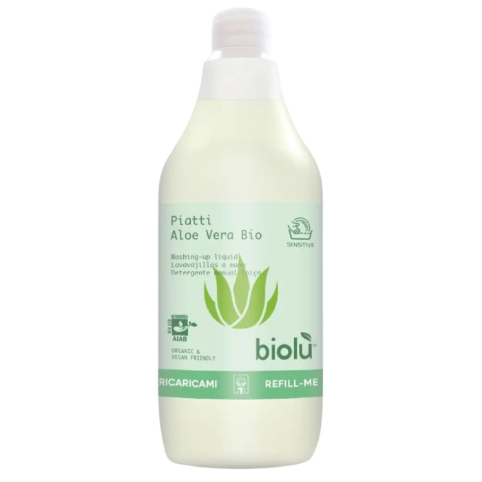 Detergent eco pentru spalat vase cu Aloe Vera, 1l, Biolu [2]